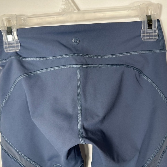 Lululemon Cool To Street Crop 17" Mid-Rise Blue Womens Size 4 - Picture 9 of 12
